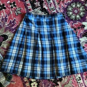 Pleated school skirt